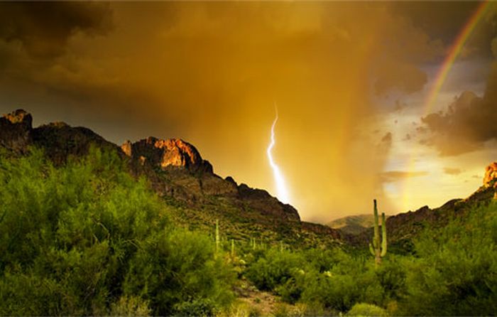lightning superstion mountains